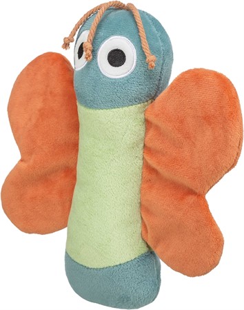 Fjäril, plysch, återvunnen, 22 cm