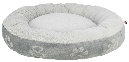 (BV)Jimmy Soft bädd, flanell/plysch, rund, ø 50 cm, ljusgrå