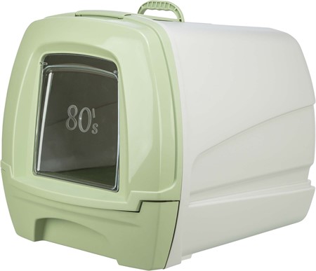 Kattlåda utdragbar EasyDraw, 46 × 48 × 57 cm, grå/grön