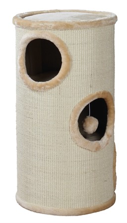 Klösmöbel Cat-Tower Samuel, 3-vån. ø 36 x h70 cm, beige