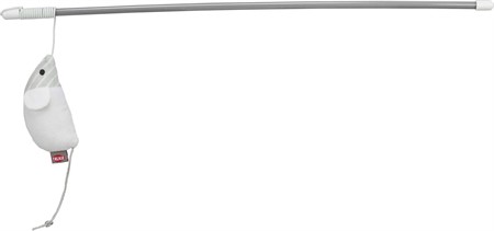 Kattvippa mus, plast/plysch, 46 cm
