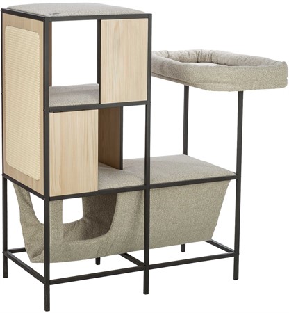 (BV)CityStyle klösmöbel, med metallram, 100 cm, cream