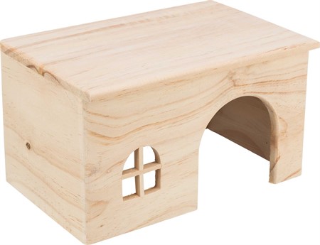 Trähus, 28 x 16 x 18 cm