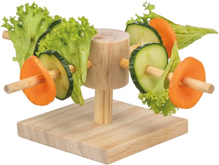 Foderkarusell, trä,22 × 8 × 22 cm