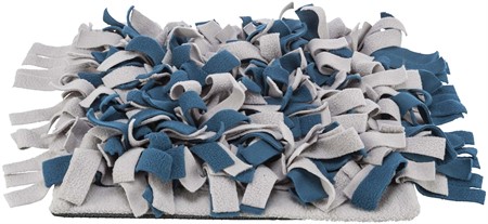 JP, Sniffing carpet, 30 × 30 cm, grå/blå