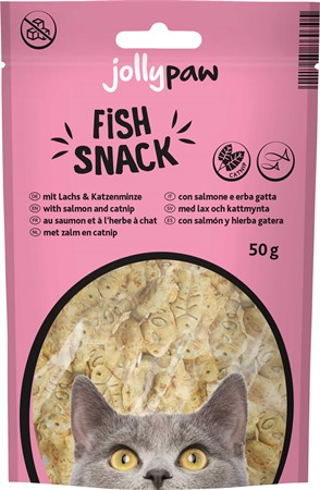 JP, Cookies med lax & catnip, 50 g