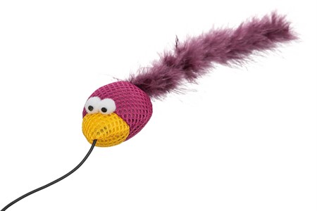 Kattvippa med fågel, catnip, 50 cm