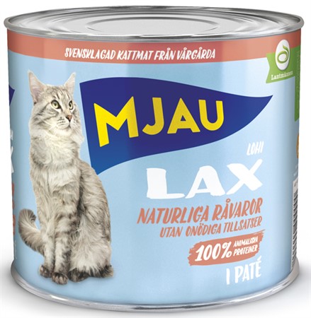 Mjau våt lax 635g