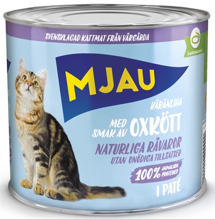 Mjau våt oxkött 635g