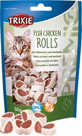 PREMIO Fish Chicken Rolls, 50 g