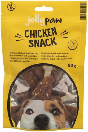 JP, Chicken Snack, med snacksben, 80 g