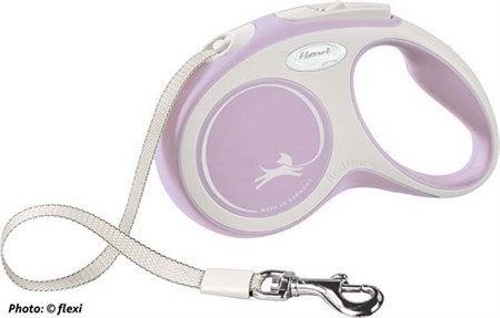 flexi New Comfort, band, S: 5 m, rosa