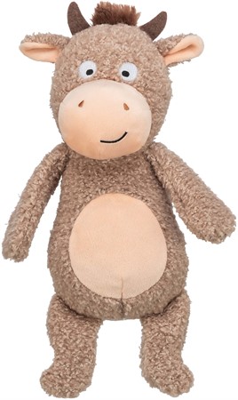 Ko, plysch, 38 cm, brun