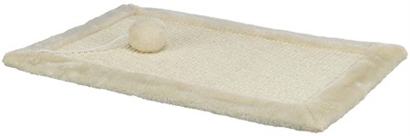 Klösmatta sisal/plysch, 55 x 35 cm, beige