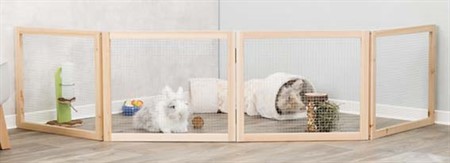 Innehage, marsvin/kanin, trä, 4 delar om 60 × h50 cm