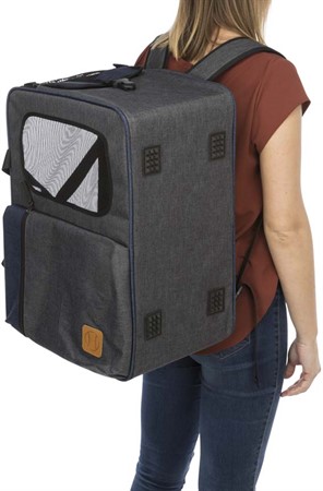 Ryggsäck Tara, 2 i 1, 25 × 38 × 50 cm, <7 kg, grå/blå