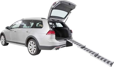 Ramp Petwalk, teleskopisk, 40 × 78-175 cm aluminium, upp till 90 kg