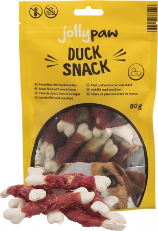 JP, Duck Snack, med snacksben, 80 g