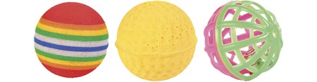 JP, Set med bollar, blandade, ø 3.5-4 cm, 3 st.