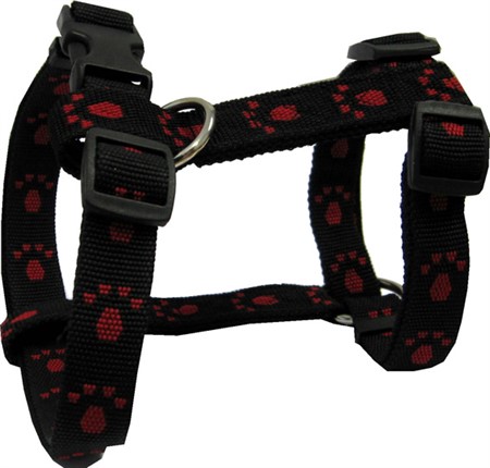 Z Sele Svart m tasstryck 10 mm 15-25 cm